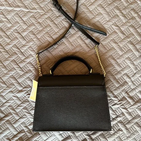 Michael Kors Grace Medium Satchel in Black - Picture 4 of 6